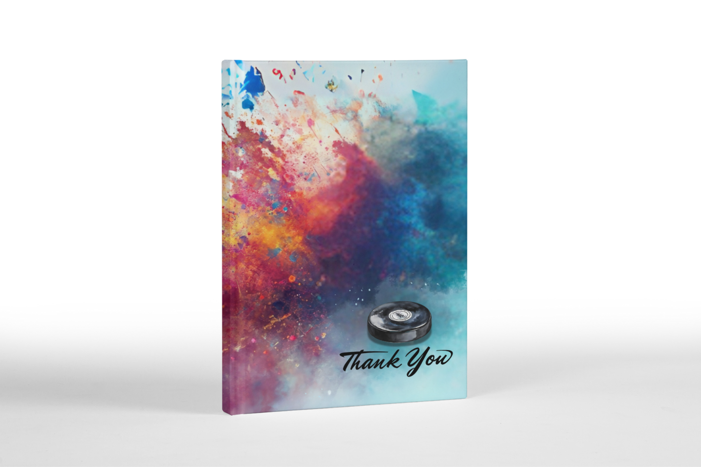 Personalized soccer coach thank-you gift book with custom cover and team messages.